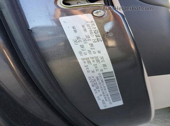 2C4RC1DG9LR176566 2020 CHRYSLER VOYAGER Gray VIN sticker view