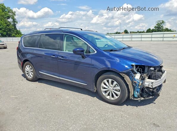 2C4RC1EG0JR293139 2018 CHRYSLER PACIFICA Синий Передняя правая четверть