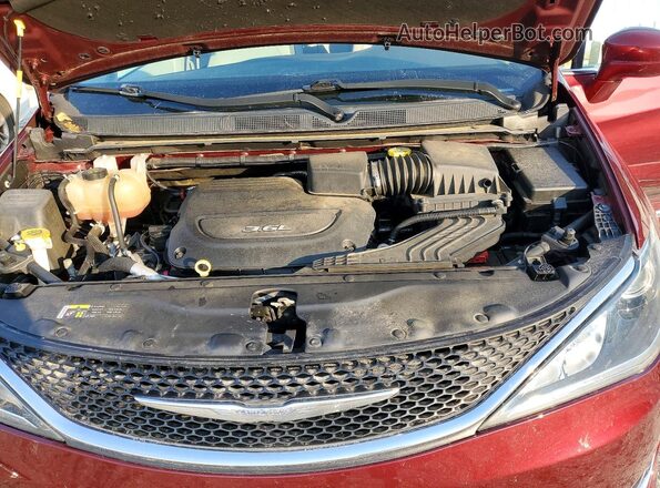 2C4RC1EG1HR653576 2017 CHRYSLER PACIFICA Burgundy Շարժիչի բաժամունքի տեսք