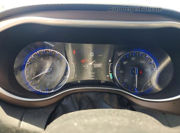 2C4RC1EG1JR294512 2018 CHRYSLER PACIFICA Charcoal ხელსაწყოთა პანელის ხედი