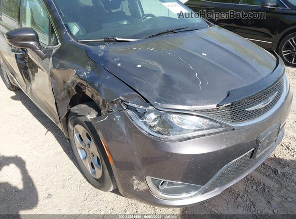 2C4RC1EG2HR851342 2017 CHRYSLER PACIFICA Gray Front view