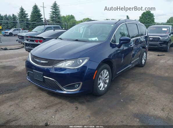 2C4RC1EG2JR175299 2018 CHRYSLER PACIFICA Blue Передня ліва чверть