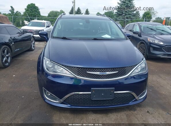 2C4RC1EG2JR175299 2018 CHRYSLER PACIFICA Blue Вид щитка приладів