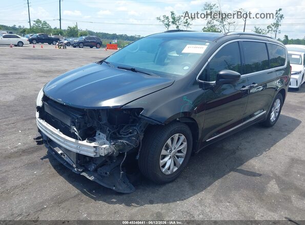 2C4RC1EG2JR193754 2018 CHRYSLER PACIFICA Black Передня ліва чверть