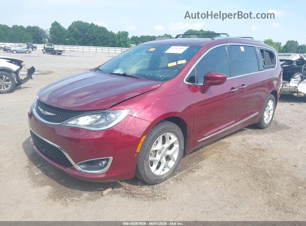 2C4RC1EG2LR133041 2020 CHRYSLER PACIFICA Maroon წინა მარცხენა ხედი სამი მეოთხედიდან