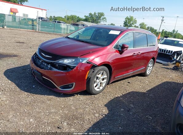 2C4RC1EG3HR518812 2017 CHRYSLER PACIFICA Maroon Vista tres cuartos delantera izquierda