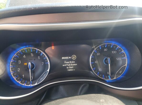2C4RC1EG3HR543077 2017 CHRYSLER PACIFICA Charcoal Widok zestawu wskaźników