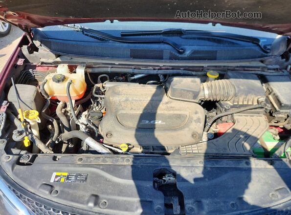 2C4RC1EG4HR518883 2017 CHRYSLER PACIFICA Burgundy Engine compartment view