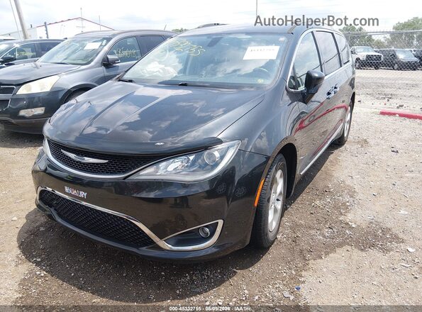 2C4RC1EG4HR778510 2017 CHRYSLER PACIFICA Black წინა მარცხენა ხედი სამი მეოთხედიდან