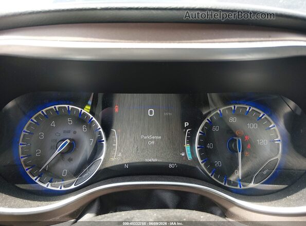 2C4RC1EG4HR778510 2017 CHRYSLER PACIFICA Black უკანა სავარძლების ხედი