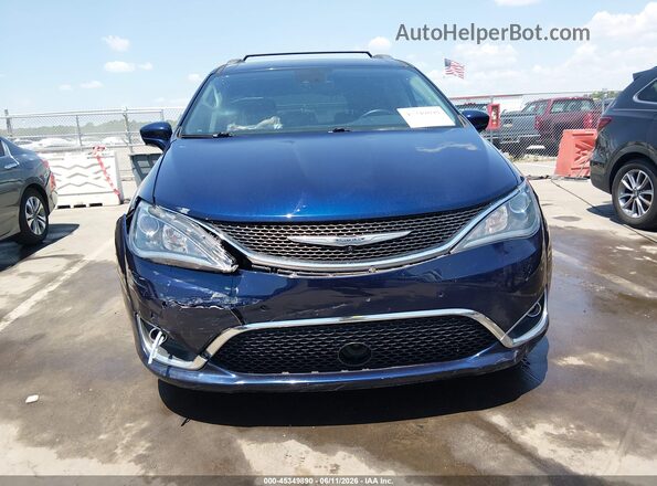 2C4RC1EG5HR763367 2017 CHRYSLER PACIFICA Blue Вид щитка приладів
