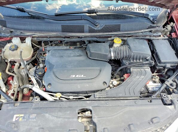 2C4RC1EG6HR763930 2017 CHRYSLER PACIFICA Red Vista del compartimento del motor