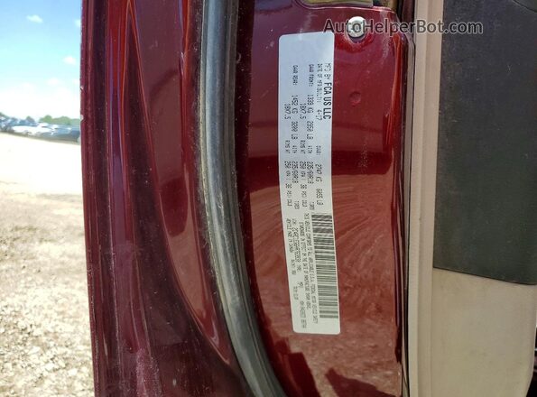 2C4RC1EG6HR763930 2017 CHRYSLER PACIFICA Red Vista de la etiqueta del VIN