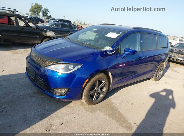 2C4RC1EG7LR127171 2020 CHRYSLER PACIFICA Blue წინა მარცხენა ხედი სამი მეოთხედიდან