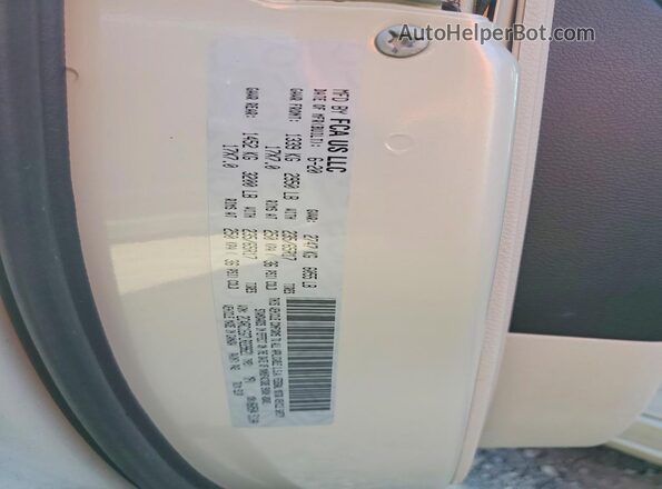 2C4RC1EG7LR229621 2020 CHRYSLER PACIFICA White Widok naklejki z numerem VIN