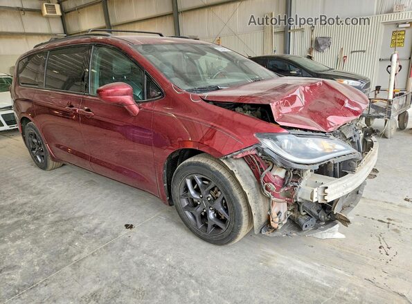 2C4RC1EG8JR332589 2018 CHRYSLER PACIFICA Burgundy წინა მარჯვენა