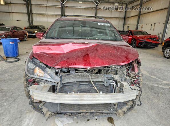 2C4RC1EG8JR332589 2018 CHRYSLER PACIFICA Burgundy წინა ხედი