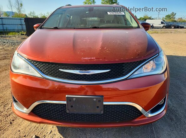 2C4RC1EG9JR172299 2018 CHRYSLER PACIFICA Оранжевый Вид спереди