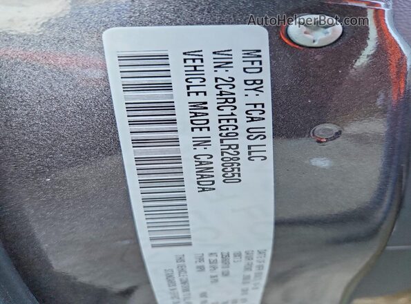 2C4RC1EG9LR286550 2020 CHRYSLER PACIFICA Gray სალონის 360-გრადუსიანი ხედი