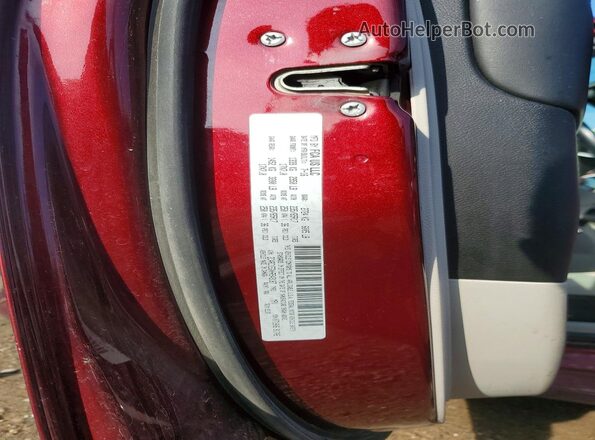 2C4RC1EGXHR543187 2017 CHRYSLER PACIFICA Red Widok naklejki z numerem VIN