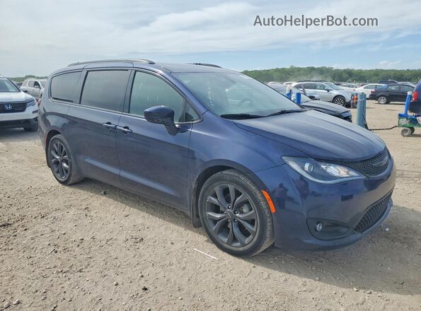 2C4RC1EGXJR321822 2018 CHRYSLER PACIFICA Blue Przód prawy