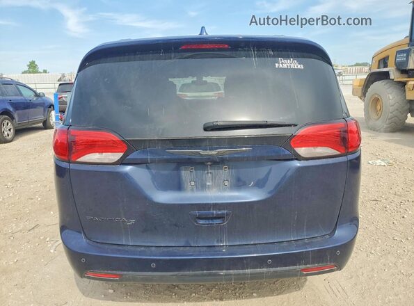 2C4RC1EGXJR321822 2018 CHRYSLER PACIFICA Blue Widok z tyłu
