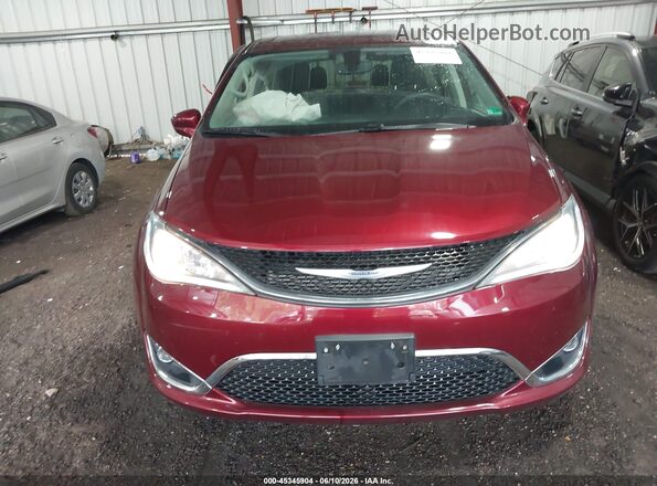 2C4RC1FG1LR233159 2020 CHRYSLER PACIFICA Burgundy ხელსაწყოთა პანელის ხედი