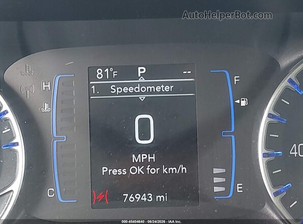 2C4RC1FG3KR505709 2019 CHRYSLER PACIFICA Gray 