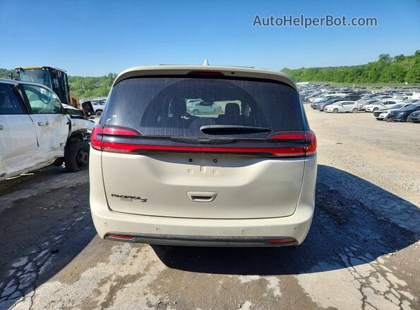 2C4RC1FG3MR543931 2021 CHRYSLER PACIFICA Beige Вид ззаду