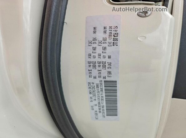 2C4RC1FG4LR124517 2020 CHRYSLER PACIFICA Beige VIN კოდის სტიკერის ხედი