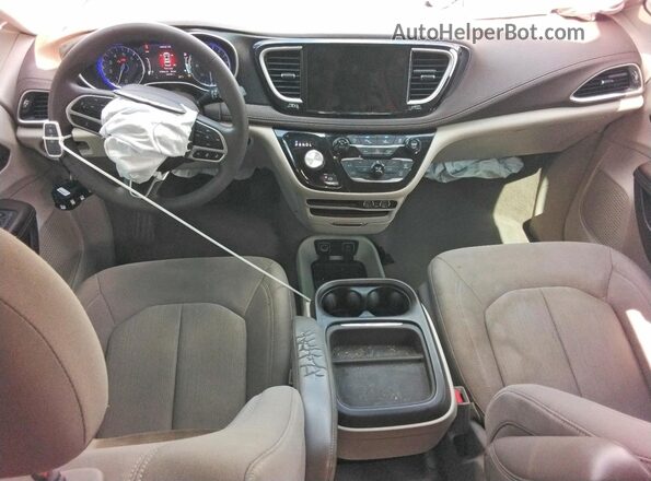 2C4RC1FG9MR598741 2021 CHRYSLER PACIFICA Blue Dashboard view