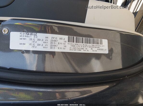 2C4RC1FGXLR102067 2020 CHRYSLER PACIFICA Gray Vista del compartimento del motor