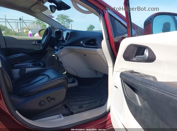 2C4RC1GG0JR112845 2018 CHRYSLER PACIFICA Red Vista interior delantera