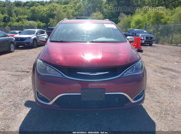 2C4RC1GG0JR112845 2018 CHRYSLER PACIFICA Red Vista del cuadro de instrumentos