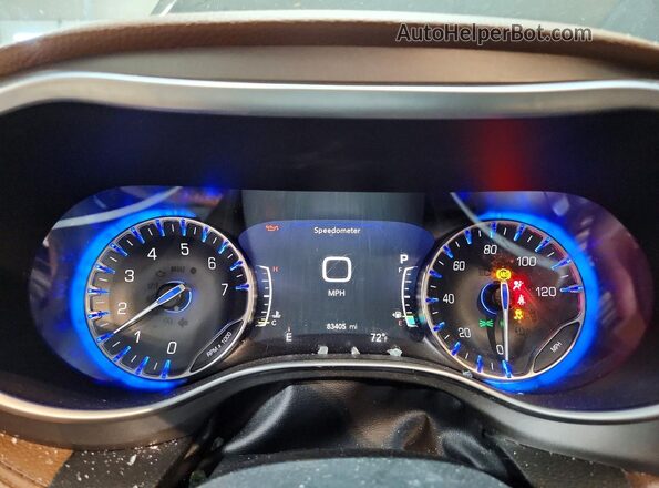 2C4RC1GG0KR597697 2019 CHRYSLER PACIFICA Black Instrument cluster view
