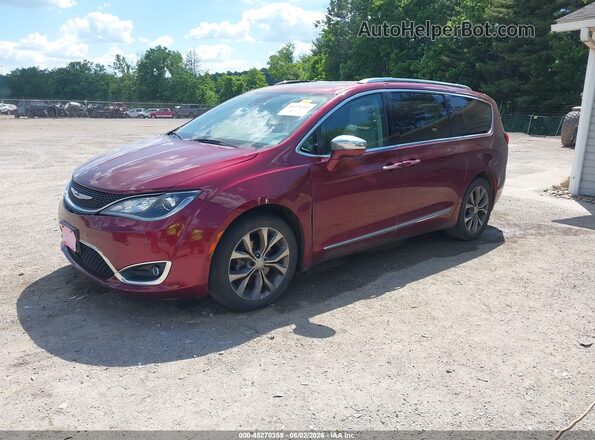 2C4RC1GG1HR533726 2017 CHRYSLER PACIFICA Burgundy Передня ліва чверть