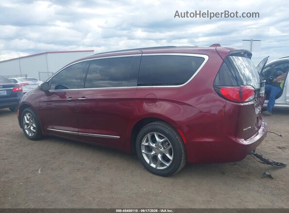 2C4RC1GG1JR276055 2018 CHRYSLER PACIFICA Burgundy სალონის 360-გრადუსიანი ხედი