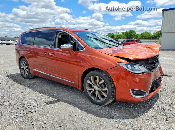 2C4RC1GG2JR364855 2018 CHRYSLER PACIFICA Коричневый Передняя правая четверть