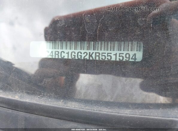 2C4RC1GG2KR551594 2019 CHRYSLER PACIFICA Серый Вид подкапотного пространства
