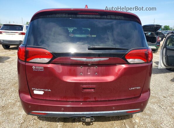 2C4RC1GG3HR591336 2017 CHRYSLER PACIFICA Burgundy Вид ззаду
