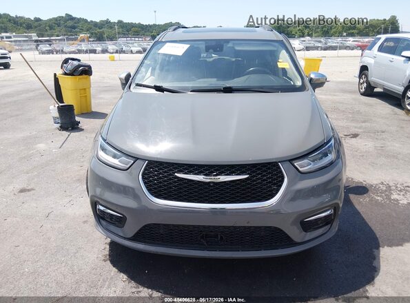 2C4RC1GG3NR110433 2022 CHRYSLER PACIFICA Gray წინა პანელის ხედი