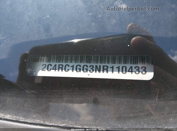 2C4RC1GG3NR110433 2022 CHRYSLER PACIFICA Gray ძრავის განყოფილების ხედი