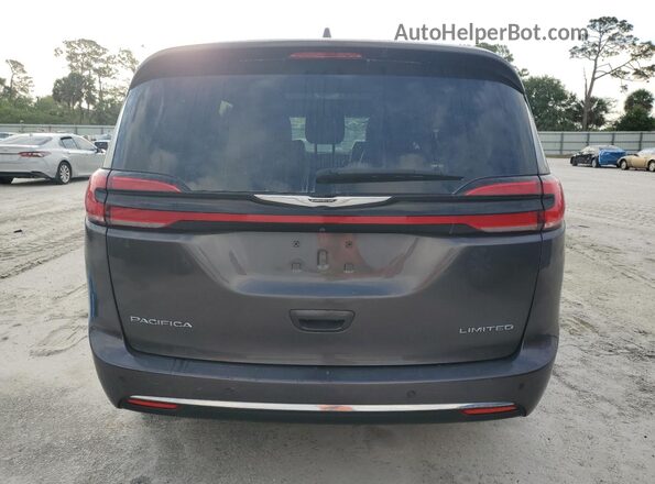 2C4RC1GG3NR210029 2022 CHRYSLER PACIFICA Gray უკანა ხედი