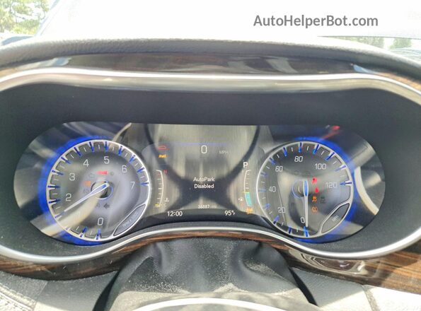 2C4RC1GG3NR210029 2022 CHRYSLER PACIFICA Gray ხელსაწყოთა პანელის ხედი