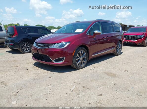 2C4RC1GG4JR333669 2018 CHRYSLER PACIFICA Красный Передняя левая четверть