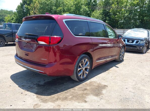 2C4RC1GG4JR333669 2018 CHRYSLER PACIFICA Красный Задняя правая четверть