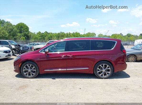 2C4RC1GG4JR333669 2018 CHRYSLER PACIFICA Красный Панорамный вид салона 360°