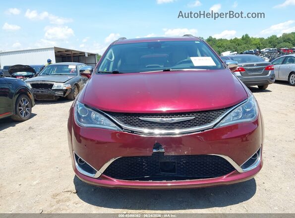 2C4RC1GG4JR333669 2018 CHRYSLER PACIFICA Красный Вид щитка приборов