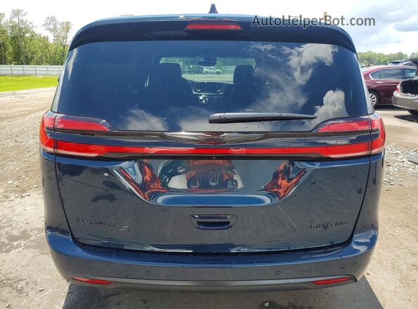 2C4RC1GG4SR582846 2025 CHRYSLER PACIFICA Blue უკანა ხედი