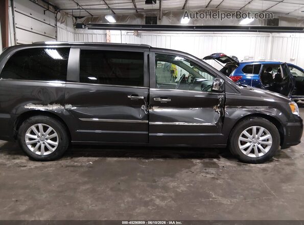 2C4RC1GG5GR177103 2016 CHRYSLER TOWN & COUNTRY Gray წინა ხედი